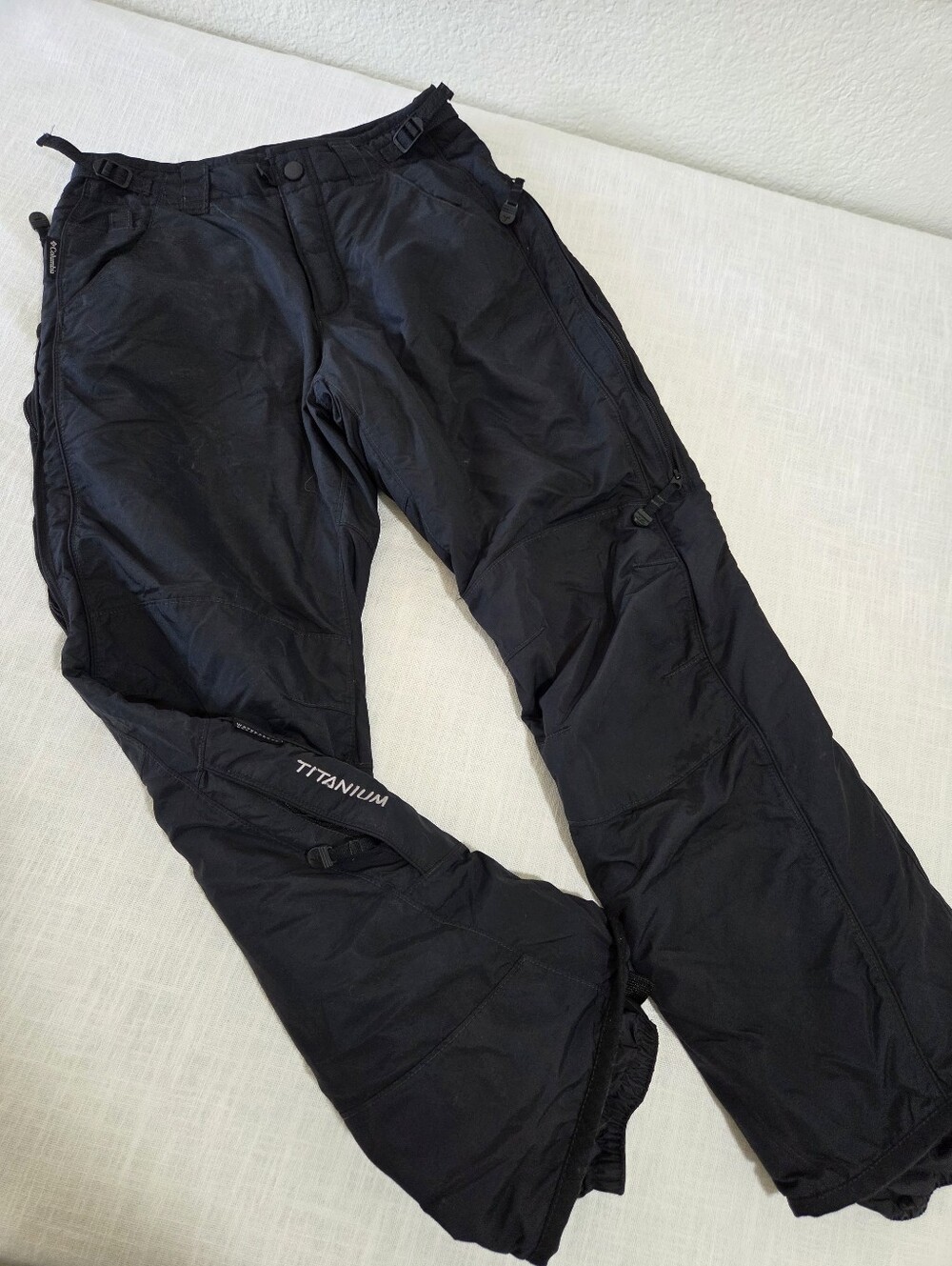 Columbia Black Titanium Insulated Snow Pants Womens Small
